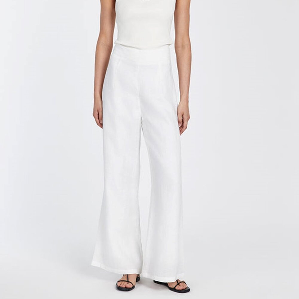 DISSH Flick White Linen Pants Size 2